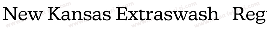 New Kansas Extraswash   Regular Ita字体转换